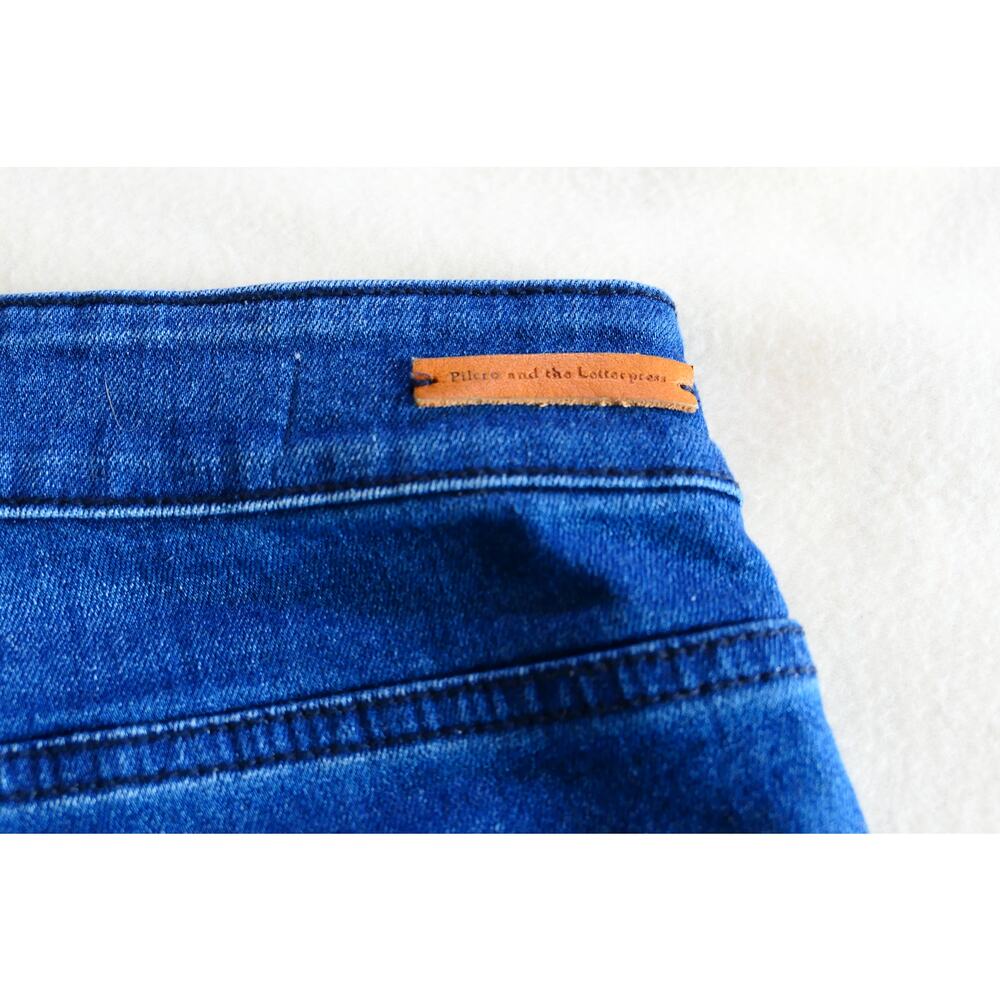 Pilcro and the Letterpress Anthropologie High Rise Bootcut Jeans Blue Size 24 - Picture 4 of 5